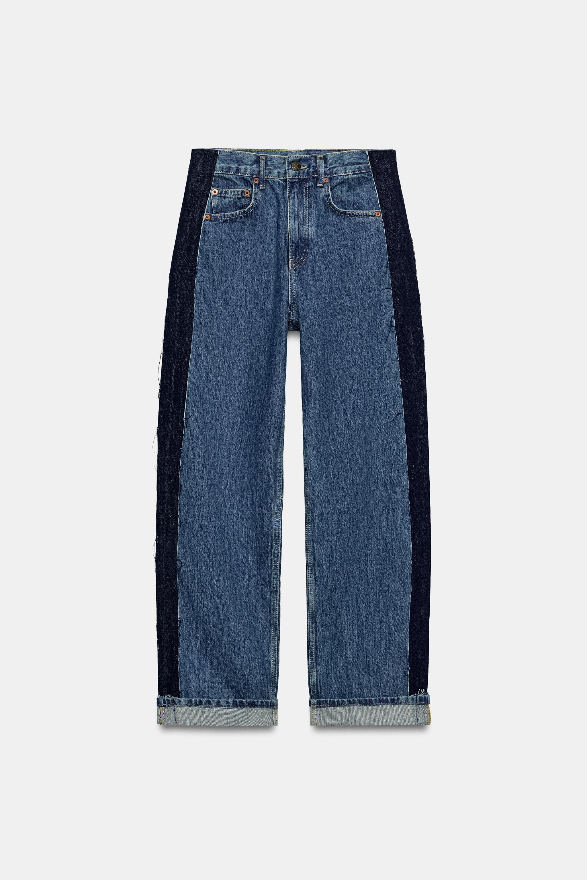 ZW COLLECTION MID-RISE ROLLED UP JEANS